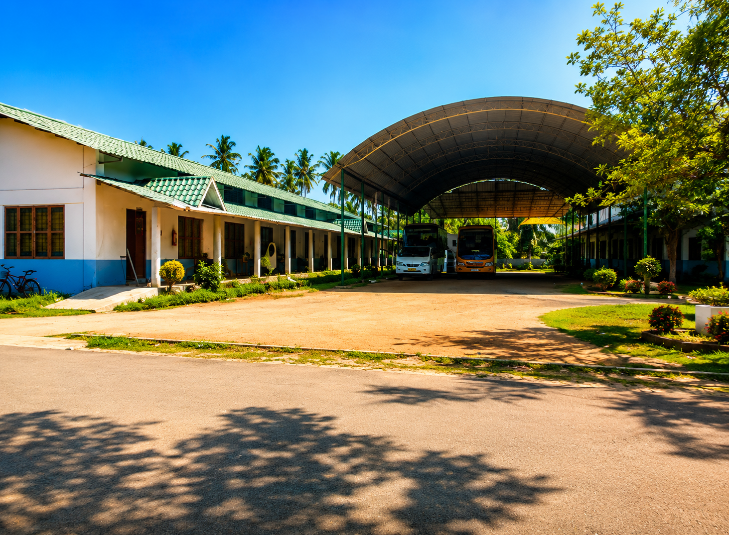 Campus courtyard